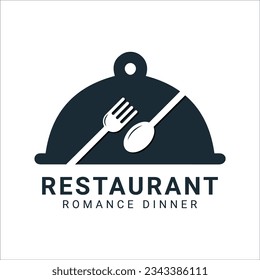 Chef Cooking Restaurant Logo Design Catering Chef Cap Fork and Spoon Logotype Cook