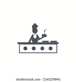 chef cooking trendy filled icons from People collection, chef cooking vector illustration
