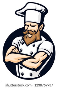 chef crossing arm pose