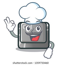 Chef ctrl button isolated in the mascot