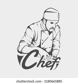 chef design isolated on white background