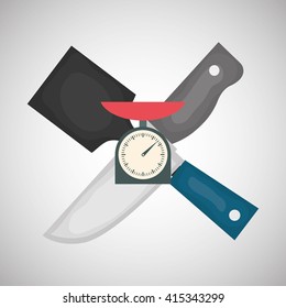 Chef design,  supplies icon. restaurant concept, vector illustration