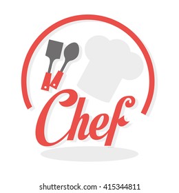 Chef design,  supplies icon. restaurant concept, vector illustration