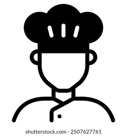 Chef Diversity Avatars icon illustration