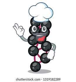 Chef eldeyberry in a cartoon fruit basket