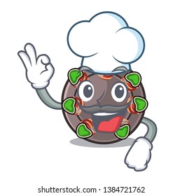 Chef escargot is presented on character plates