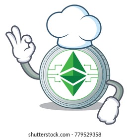 Chef Ethereum classic character cartoon