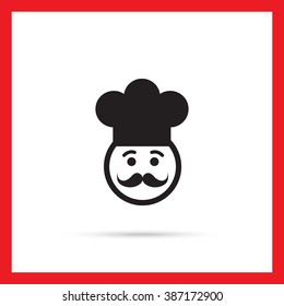 Chef face icon