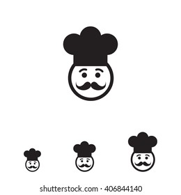 Chef face icon