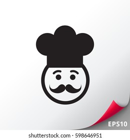 Chef face icon