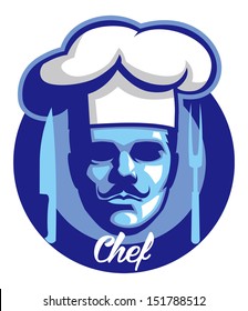 chef face mascot