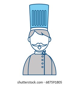 Chef faceless cartoon