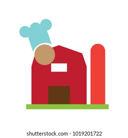 Chef Farm Logo Icon Design