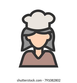 Chef Female icon