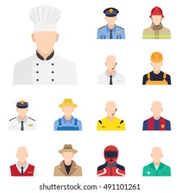Chef flat icon. You can be used for chef several purposes like: websites, UI, UX, print templates, promotional materials, info-graphics, web and mobile phone apps.