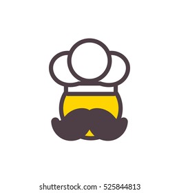 Chef Food Logo Design Template