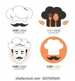 chef food restaurant logo emblem