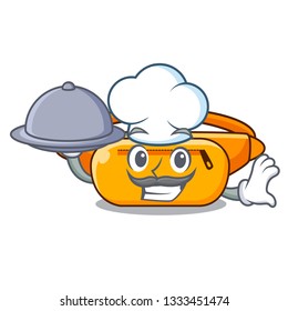 Chef with food waist bag the shape funny characters