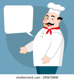 Chef giving a presentation