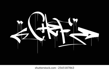 CHEF graffiti tag style design