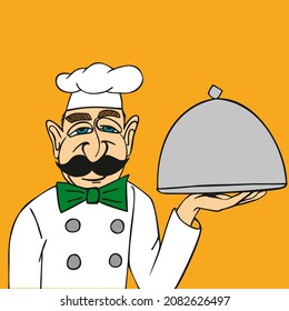 Der Küchenchef hat sein bestes Gericht zubereitet
