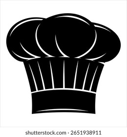Chef hat black silhouette cooking cuisine
