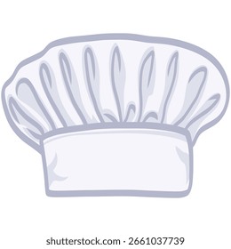 Chef Hut Cap Cartoon Zeichnung Symbol Vektorgrafik