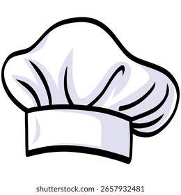 	
Chef Sombrero Gorra Ilustración vectorial Doodle Dibujo Icono de arte
