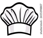 Chef Hat Cartoon Illustration Drawing Art Vector