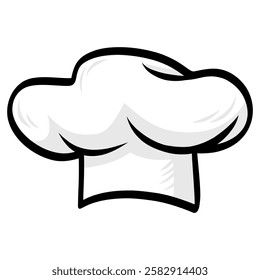 Chef Hat Cartoon Illustration Drawing Art Vector