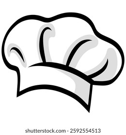 Chef Hat Cartoon Vector Illustration Drawing Art