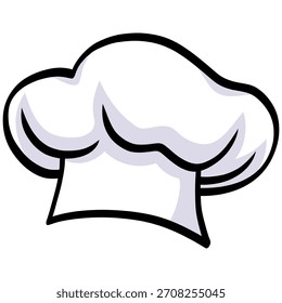 Chef Hat Cartoon Vector Illustration Drawing Art