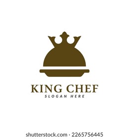 chef hat and crown logo design