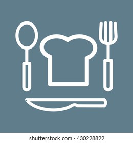 Chef Hat and Cutlery