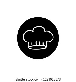 chef hat doodle icon