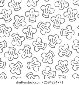 chef hat doodle pattern background. Chef Hat Illustration Seamless Background. Chef Hat Doodle.