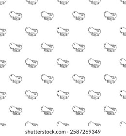 chef hat doodle pattern background. Chef Hat Illustration Seamless Background. Chef Hat Doodle.