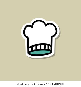Decals Sticker Chef Hat 20 10284