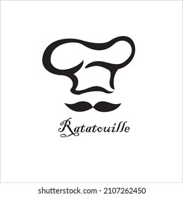 Chef hat elegent minimalist logo