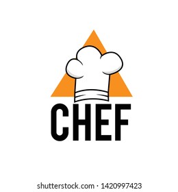 Chef hat food restaurant vector icon logo design template - Vector 