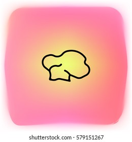 Chef hat, icon