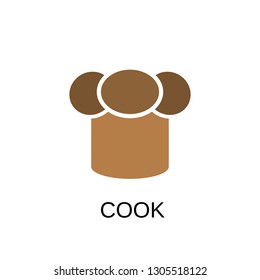 Chef hat icon. Cook hat concept symbol design. Stock - Vector illustration can be used for web