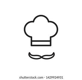 Chef hat icon ,cooking icon symbol illustration