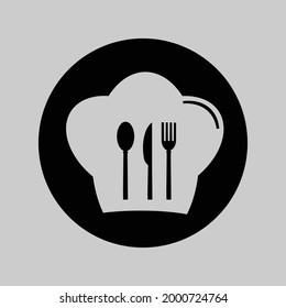 chef hat icon cooking icon symbol vector