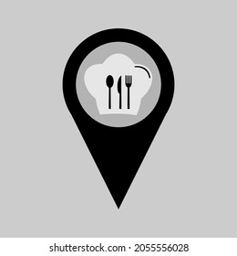 chef hat icon cooking icon symbol vector