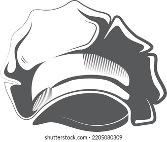 Chef Hut Symbol. Kochsymbol. Küchenausstattung