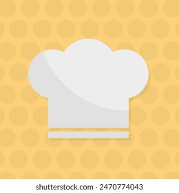 Chef Hat Icon. Culinary Uniform Vector. Professional Cook Symbol. Kitchen Accessory Illustration.