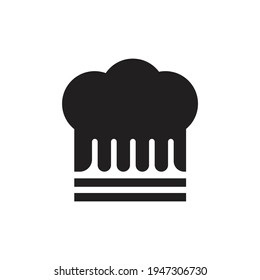 Chef hat icon design. isolated on white background