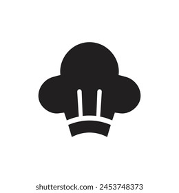 Ilustración aislada de la Plantilla del diseño del icono del sombrero del chef