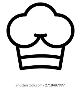 chef hat icon design template illustration